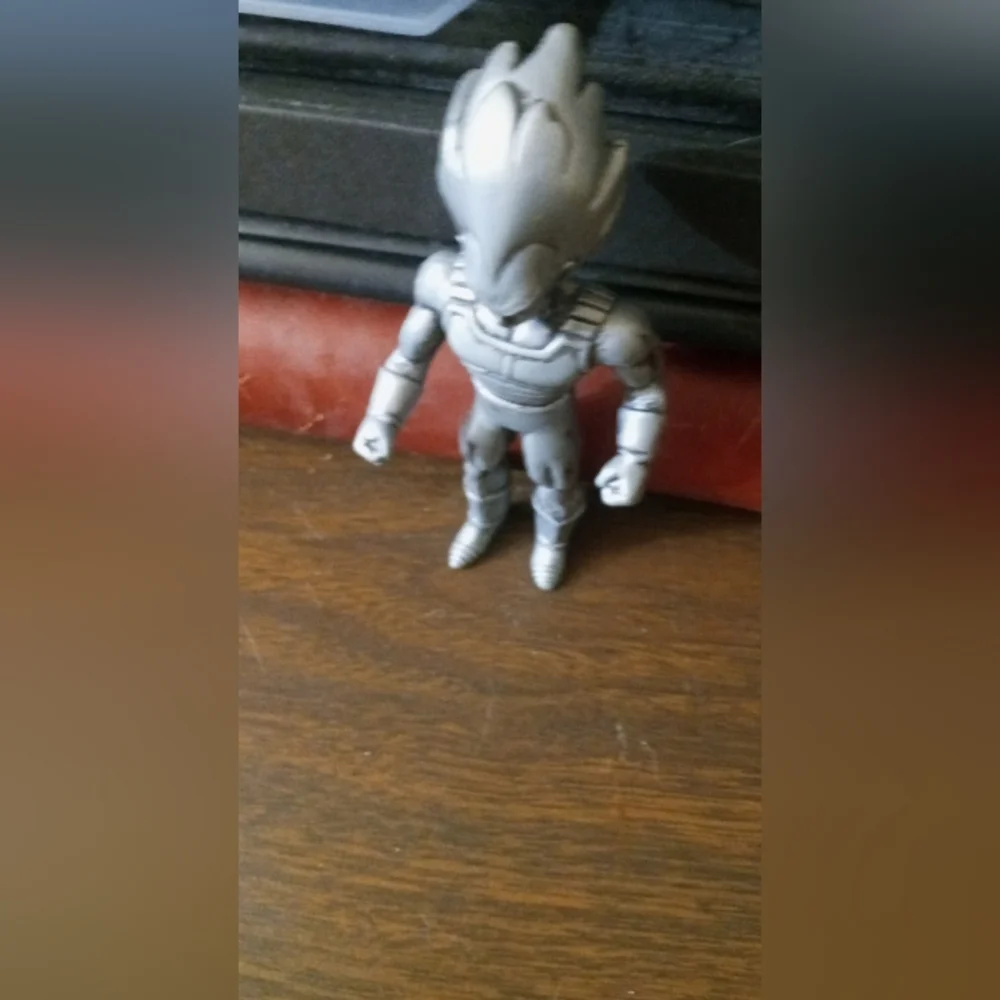 Dragon ball Z Gray Saiyan Action Figure Toy - Kids Toys a sliver edition
